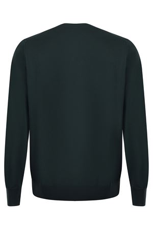 Green virgin wool jumper PAOLO PECORA | A010F0015588